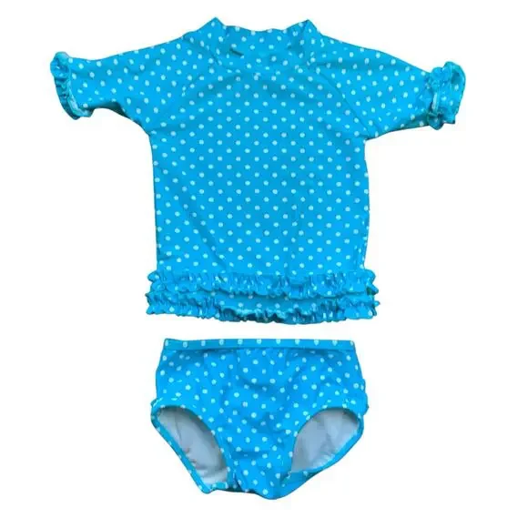RuffleButts Dot Swim Set - Picture 9 of 9